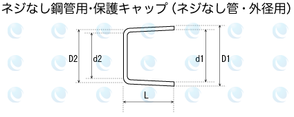 アルーゼ オンラインストア　ネジなし鋼管用 保護キャップ